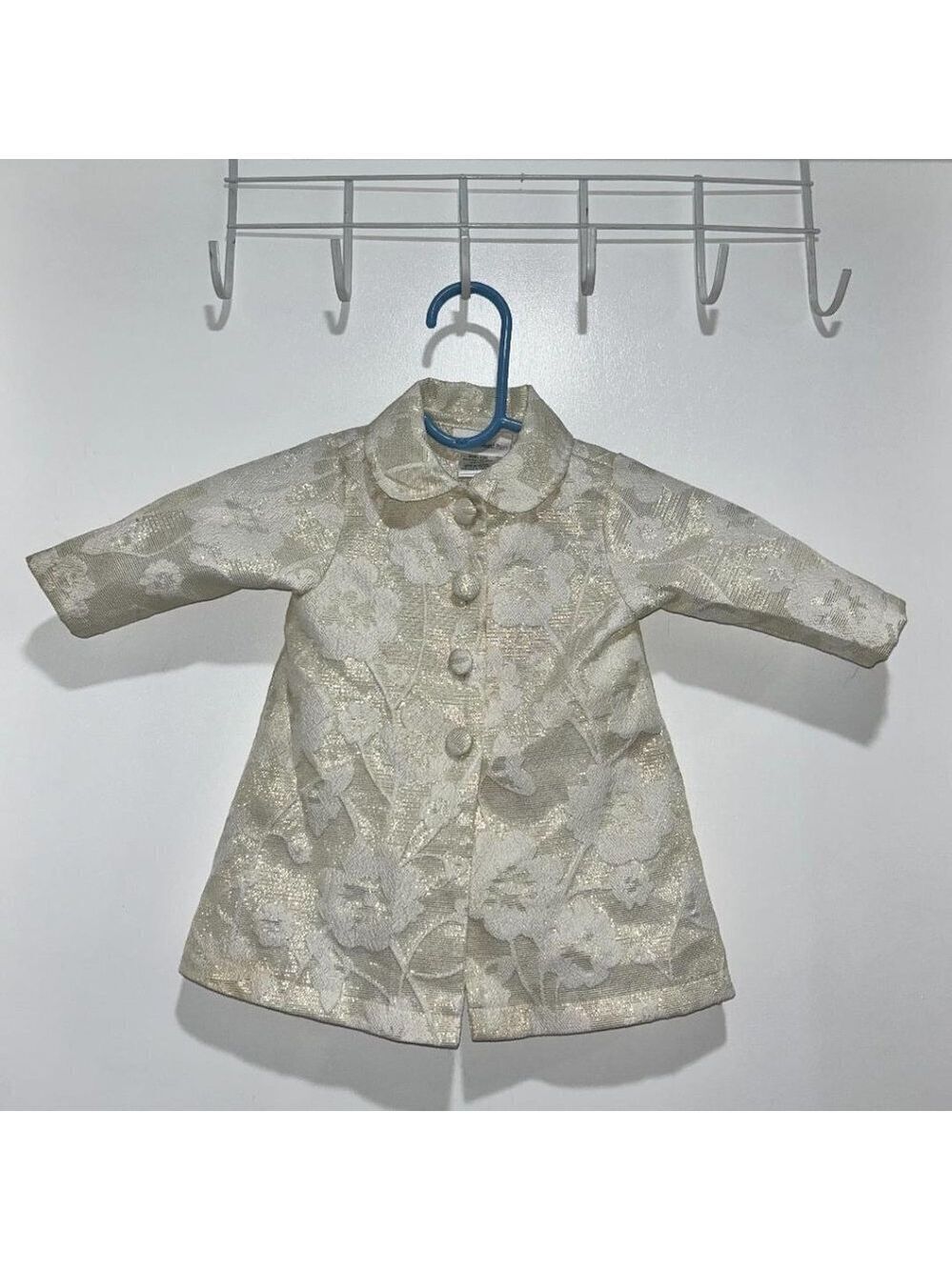 GIRL'S Sweet Heart Rose Trench coat Size 6-9 months